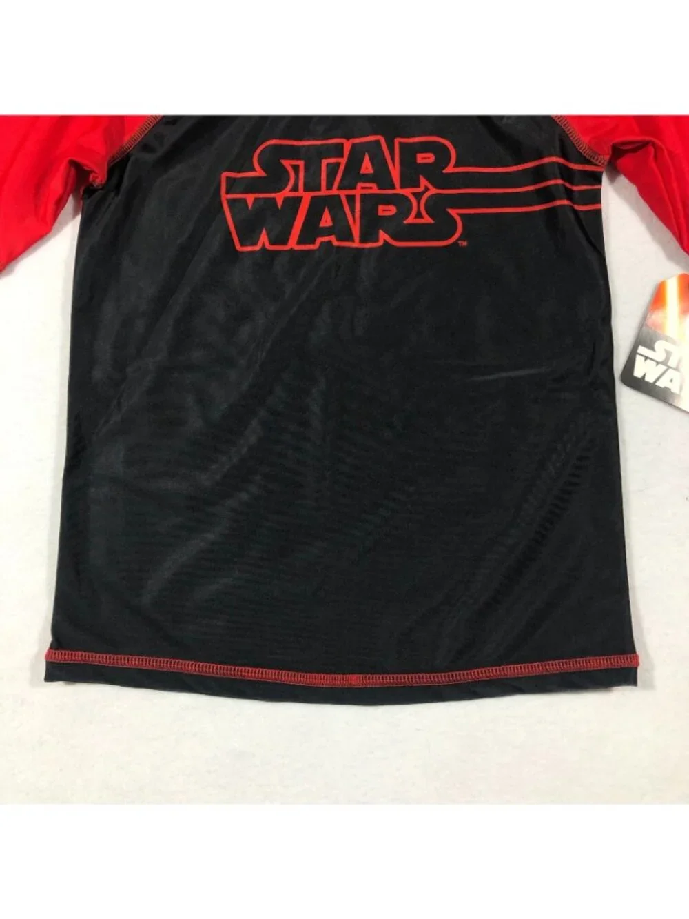 Star Wars Disney Swim Shirt Kids Boys Unisex 7 UPF 50+ Rashguard Top NEW $32